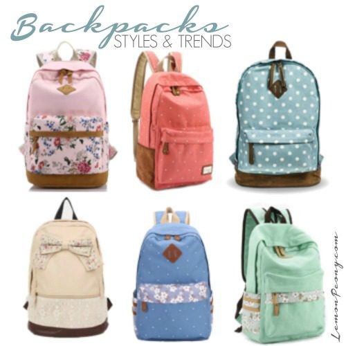 Cute Cheap Backpacks| Mint Green, Blue, and Pink Styles!
