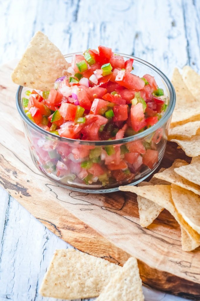 Easy Homemade Pico De Gallo Lemon Peony