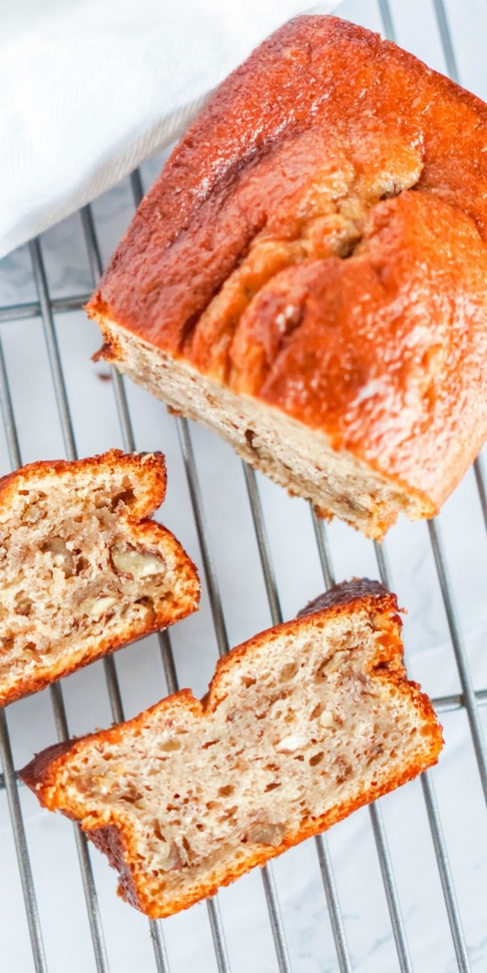 Homemade Moist Banana Bread Recipe