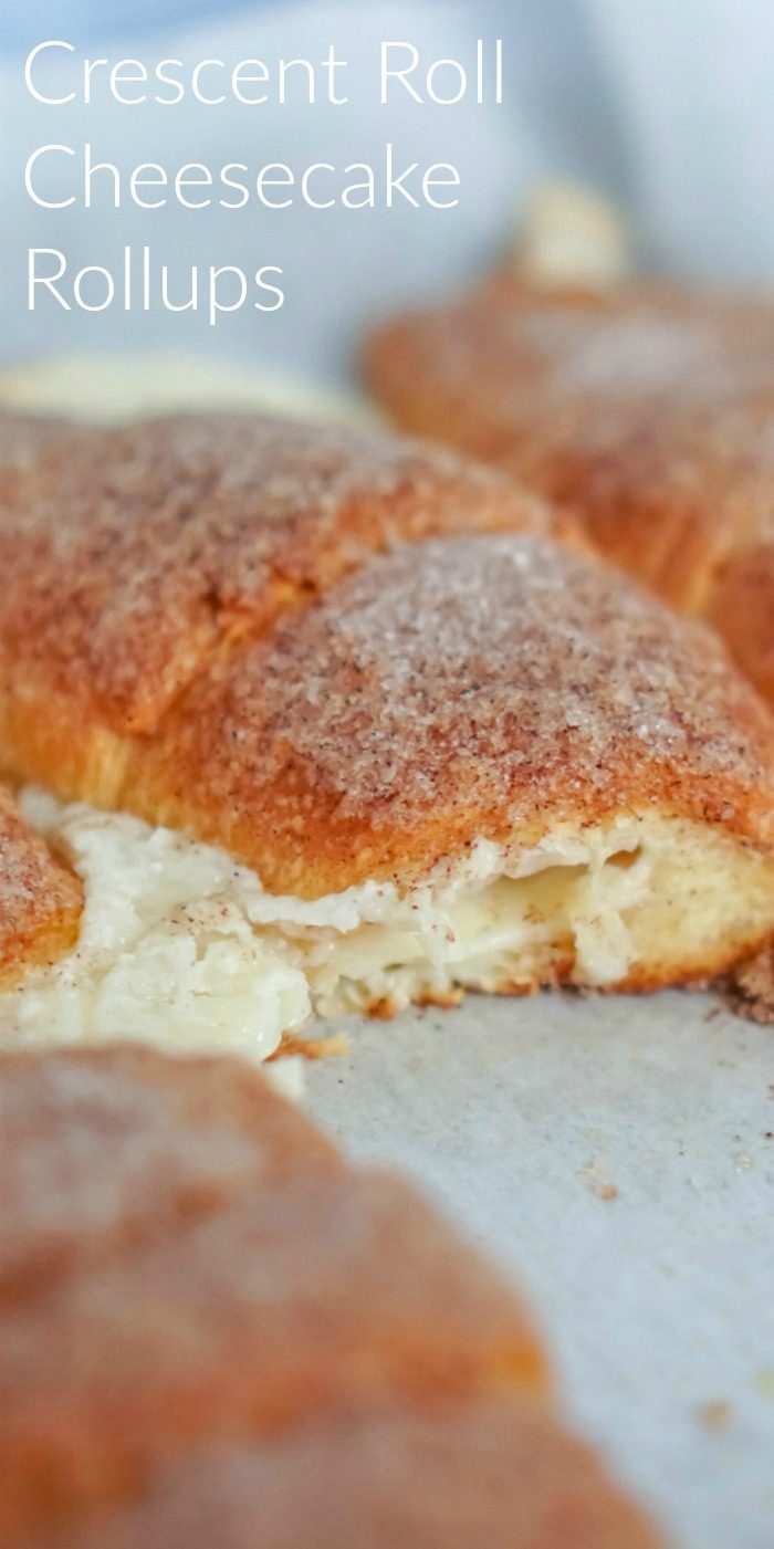 Crescent Roll Cheesecake Rollups