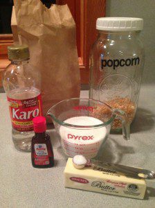 Crackle Corn Ingredients