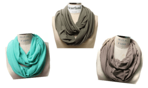 Solid Color Infinity Scarves
