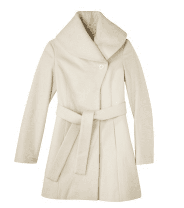 White Shawl Coat