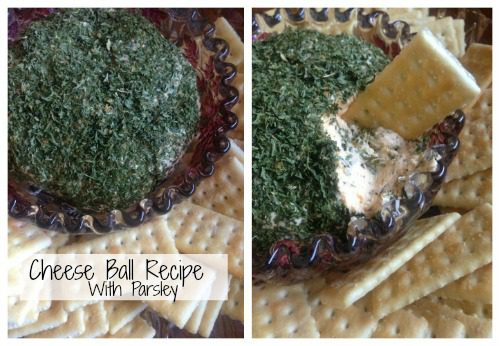 Cheese Ball Recipe with Parsley