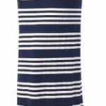 Navy Stripe Maxi Skirt