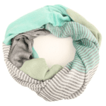 Solid Striped Infinity Scarf