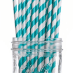 Striped Paper Straws