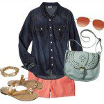 Colored Shorts Summer Outfit