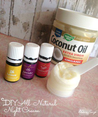 DIY All Natural Essential Oil Night Cream Recipe