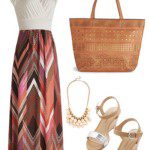 Dressy Maxi Dress Summer Outfit