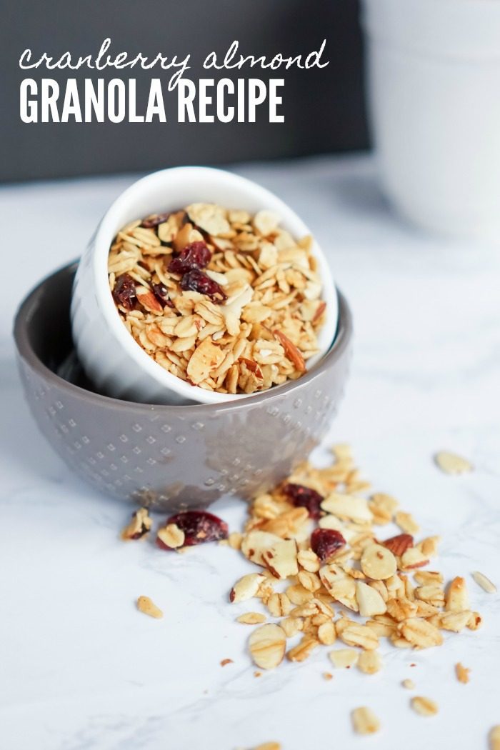 Cranberry Almond Granola Recipe