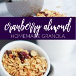 Easy Cranberry Almond Granola