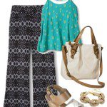 Patterned Palazzo Pants