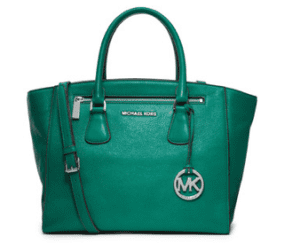 Michael Kors Green Leather Tote