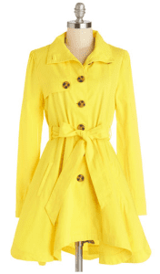 Yellow Trench Coat