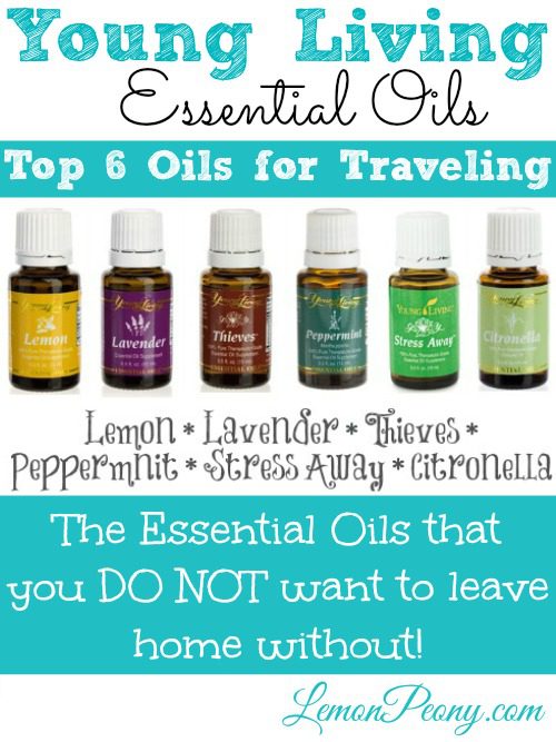 Young Living Essential Oils for Traveling