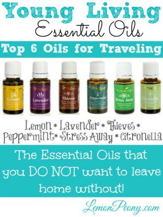 Young Living Essential Oils for Traveling