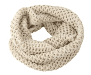 Cream Infinity Scarf