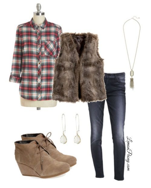 Flannel and Fur Vest Fashion Trends for Fall and Winter!