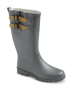 Gray Rain Boots