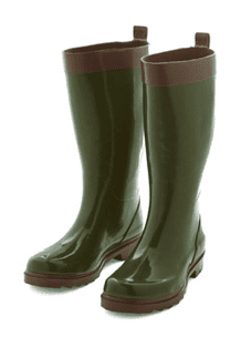 Green Rain Boots