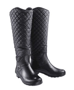 Quilted Rain Boots