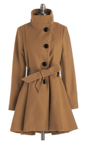 ModCloth Camel Coat