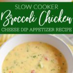 Broccoli Chicken Cheese Dip Appetizer Recipe