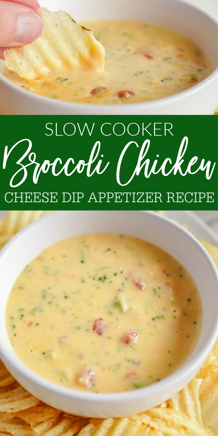 Broccoli Chicken Cheese Dip Appetizer Recipe