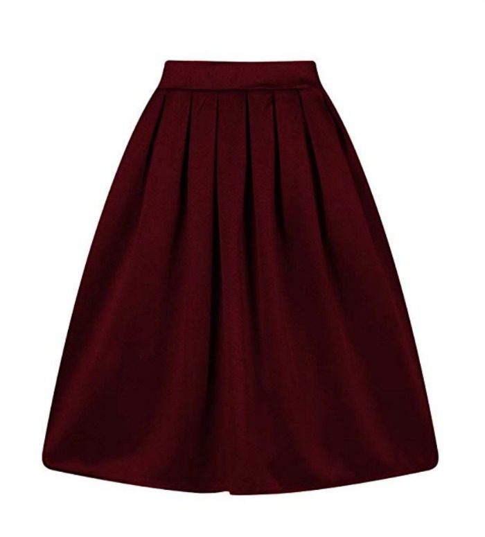 Vintage Pleated Skirt