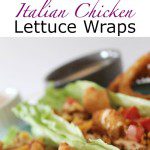 Italian Chicken Lettuce Wraps