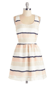 Pink Striped Dress