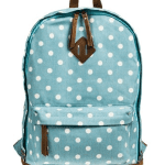 Blue Polkadot Backpack