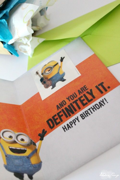 Minion Party Cards