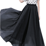 Black Maxi Tulle Skirt