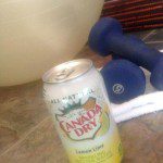 Working out with Canada Dry