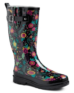 Floral Rain Boots