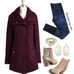 Burgundy Winter Coat