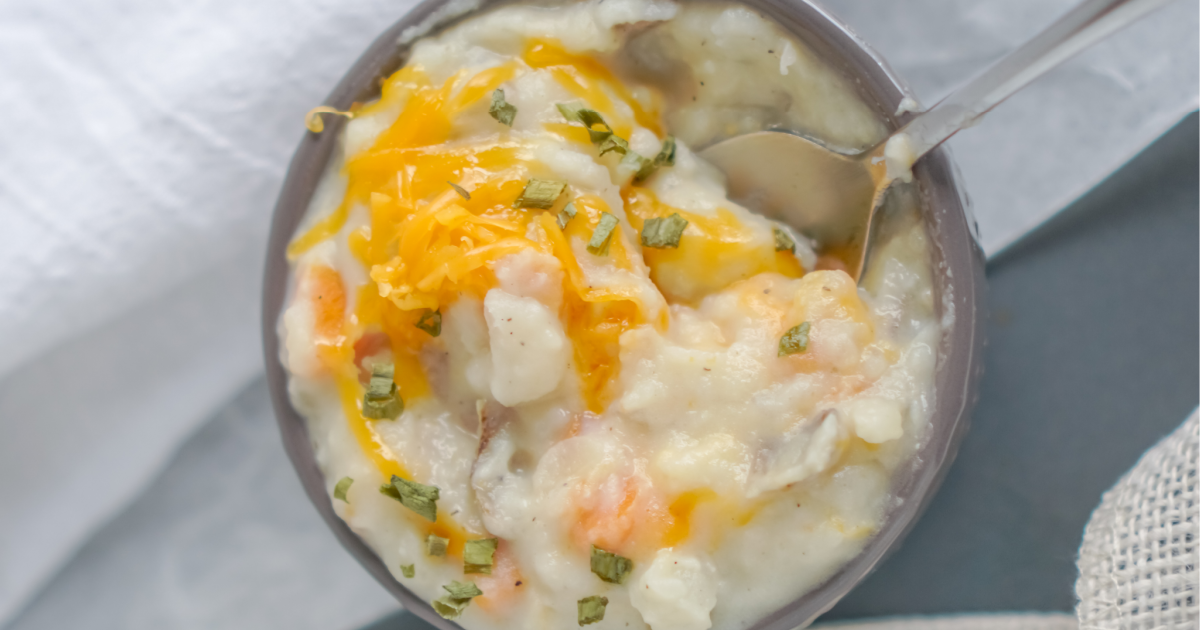 Easy Potato Soup Recipe Featured