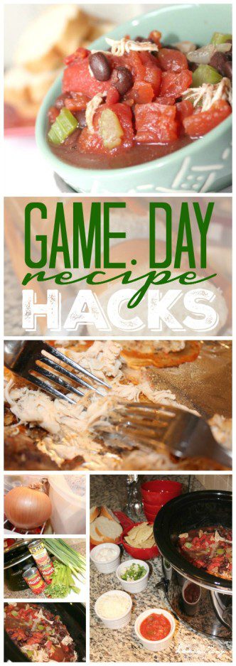 Game Day Recipe Hacks! Quick and easy party food ideas for snacks and recipes for the big game!