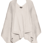 Winter White Poncho