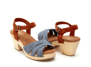 Chambray Brown Suede Women's Beatrix Clog Sandals