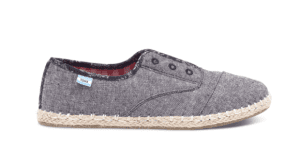 GREY CHAMBRAY WOMEN'S PALMERA SLIP-ONS