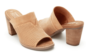 Sandstorm Nubuck Perforated Women's Majorca Mules