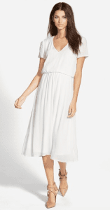 Blouson Midi Dress