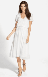 Blouson Midi Dress