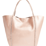 Chain Faux Leather Tote