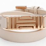 Women’s Tory Burch For Fitbit Leather Wrap Bracelet