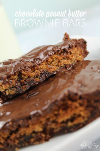 Chocolate Peanut Butter Brownie Cookie Bars