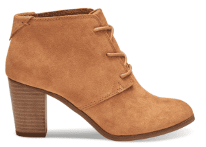 WHEAT SUEDE WOMEN'S LUNATA LACE-UP BOOTIES